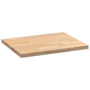  Kitchen Worktop 80x63.5x4 cm Solid Wood Oak Rectangular