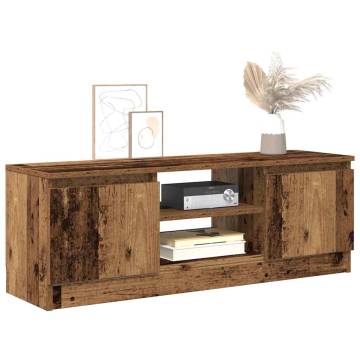  TV Cabinet Old Wood 102x30x36 cm Engineered Wood