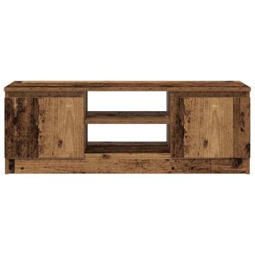  TV Cabinet Old Wood 102x30x36 cm Engineered Wood