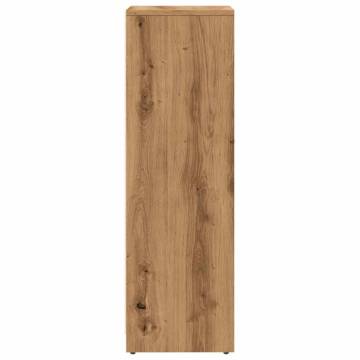  Bathroom Cabinet Artisan Oak 30x30x95 cm Engineered Wood