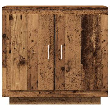  Sideboard Old Wood 80x40x75 cm Engineered Wood