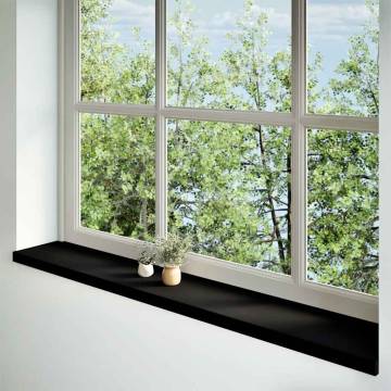  Window Sills 2 pcs Dark Brown 160x25x2 cm Solid Wood Oak