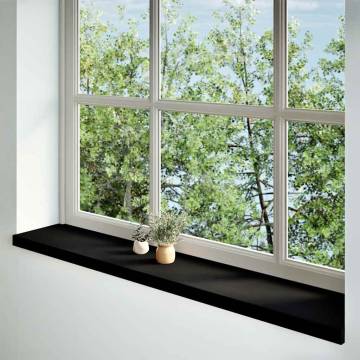  Window Sills 2 pcs Dark Brown 140x30x2 cm Solid Wood Oak