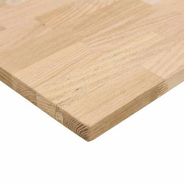  Kitchen Worktop 100x63.5x2.7 cm Solid Wood Oak Rectangular