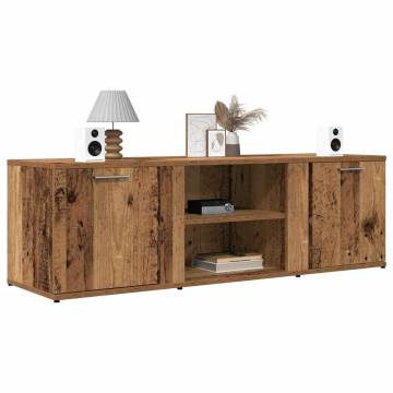  TV Cabinet Old Wood 120x34x37 cm Engineered Wood