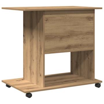  Computer Desk Artisan Oak 80x50x75 cm Engineered Wood