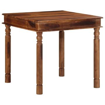  Dining Table 80x80x77 cm Solid Wood Acacia