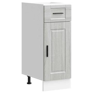  Kitchen Base Cabinet Porto Grey Sonoma Engineered Wood