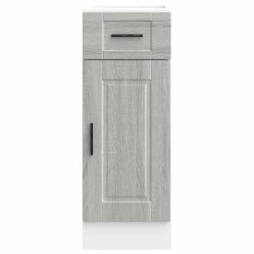  Kitchen Base Cabinet Porto Grey Sonoma Engineered Wood