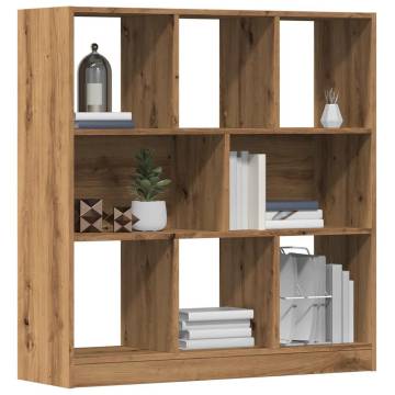  Book Cabinet Artisan Oak 97.5x29.5x100 cm Engineered Wood