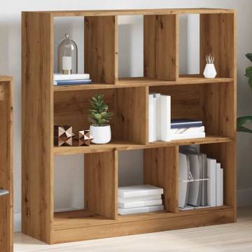  Book Cabinet Artisan Oak 97.5x29.5x100 cm Engineered Wood