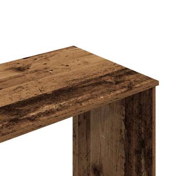  Desk Old Wood 102x76x50 cm Engineered Wood