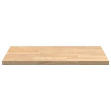  Kitchen Worktop 80x63.5x2.7 cm Solid Wood Oak Rectangular