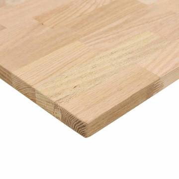  Kitchen Worktop 80x63.5x2.7 cm Solid Wood Oak Rectangular