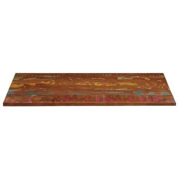  Table Top 140x50x2.5 cm Rectangular Solid Wood Reclaimed