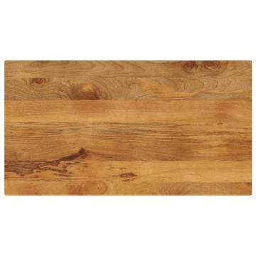  Table Top 100x60x2.5 cm Rectangular Solid Wood Mango