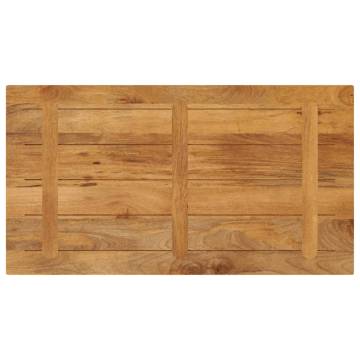  Table Top 100x60x2.5 cm Rectangular Solid Wood Mango