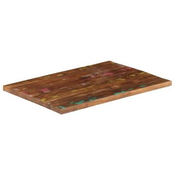  Table Top 90x60x1.5 cm Rectangular Solid Wood Reclaimed