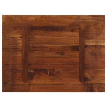  Table Top 90x60x1.5 cm Rectangular Solid Wood Reclaimed