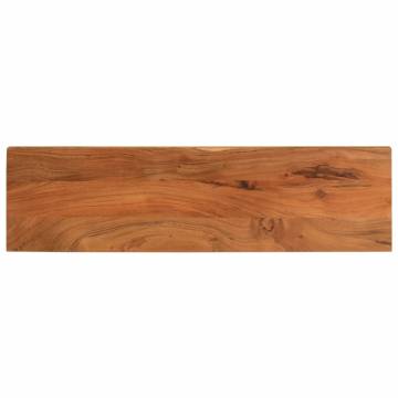  Table Top 110x30x2.5 cm Rectangular Solid Wood Acacia