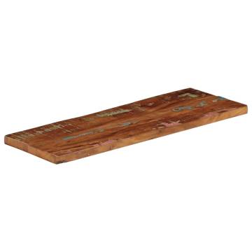  Table Top 80x30x2.5 cm Rectangular Solid Wood Reclaimed