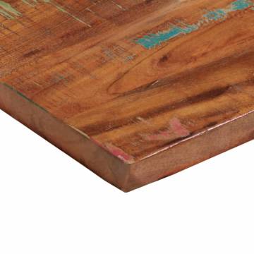  Table Top 80x30x2.5 cm Rectangular Solid Wood Reclaimed