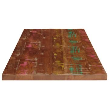  Table Top 110x60x2.5 cm Rectangular Solid Wood Reclaimed