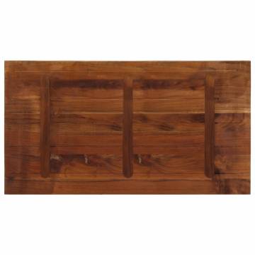  Table Top 110x60x2.5 cm Rectangular Solid Wood Reclaimed