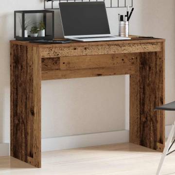  Desk Old Wood 90x40x72 cm Engineered Wood