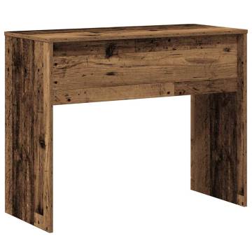  Desk Old Wood 90x40x72 cm Engineered Wood