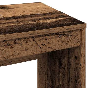  Desk Old Wood 90x40x72 cm Engineered Wood