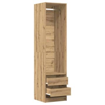  Wardrobe Artisan Oak 50x50x200 cm Engineered Wood