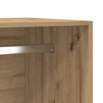  Wardrobe Artisan Oak 50x50x200 cm Engineered Wood