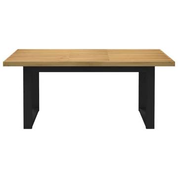  Dining Table NOAIN U-Shaped Legs 180x90x75 cm Solid Wood Pine