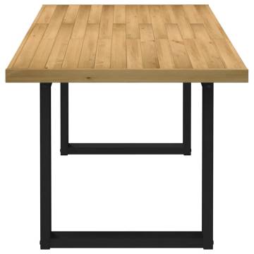  Dining Table NOAIN U-Shaped Legs 180x90x75 cm Solid Wood Pine