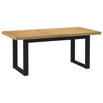  Dining Table NOAIN U-Shaped Legs 180x90x75 cm Solid Wood Pine