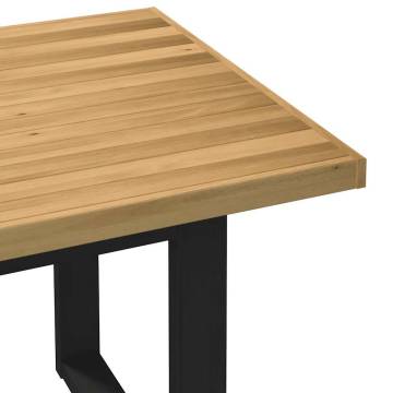  Dining Table NOAIN U-Shaped Legs 180x90x75 cm Solid Wood Pine