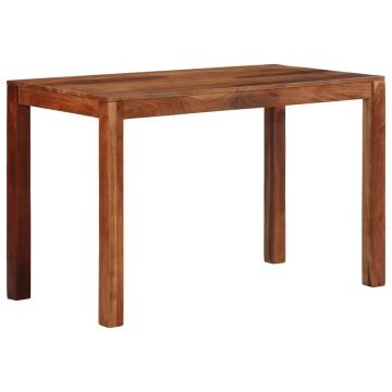  Dining Table 120x60x76 cm Solid Wood Acacia