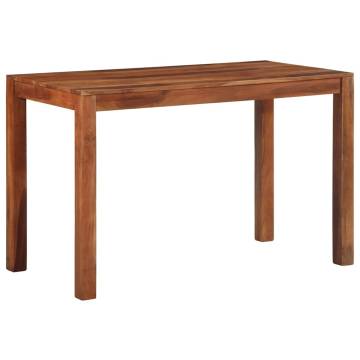  Dining Table 120x60x76 cm Solid Wood Acacia