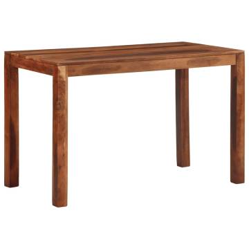  Dining Table 120x60x76 cm Solid Wood Acacia