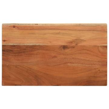  Table Top 50x20x2.5 cm Rectangular Solid Wood Acacia