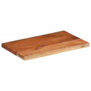  Table Top 50x20x2.5 cm Rectangular Solid Wood Acacia