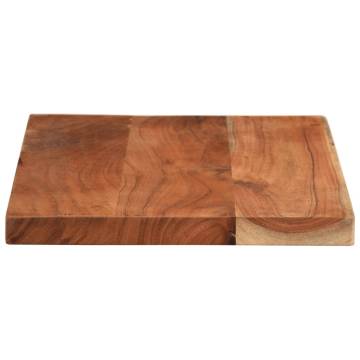  Table Top 50x20x2.5 cm Rectangular Solid Wood Acacia