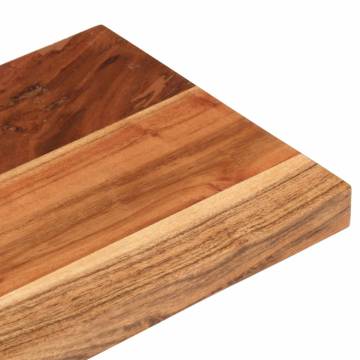  Table Top 50x20x2.5 cm Rectangular Solid Wood Acacia