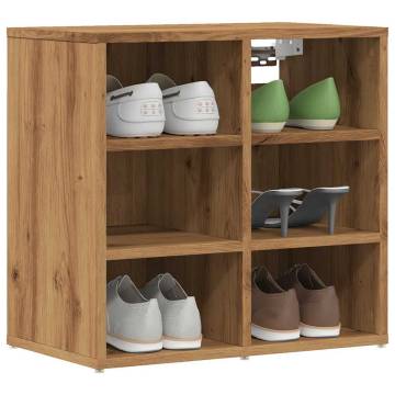  Shoe Cabinet Artisan Oak 52x30x50 cm