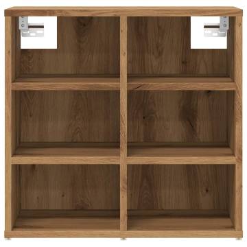  Shoe Cabinet Artisan Oak 52x30x50 cm