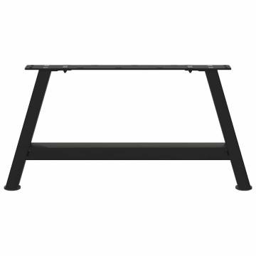  Coffee Table Legs A-Shaped 2 pcs Black 70x(30-31) cm Steel