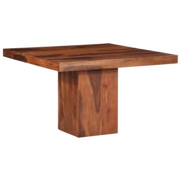  Dining Table 120x120x77 cm Solid Wood Acacia