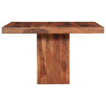  Dining Table 120x120x77 cm Solid Wood Acacia