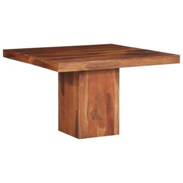  Dining Table 120x120x77 cm Solid Wood Acacia